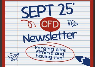 Sept. 2025 CFD Newsletter