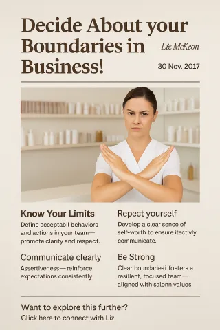 Decide about your Boundaries in Business!