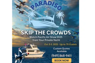 Best Boat Rentals for the Pacific Airshow: View in Style