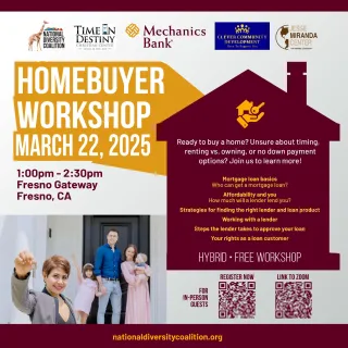 3/22/25 Homebuyer Workshop