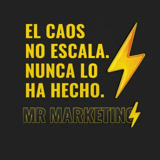 🧠 El caos no escala. Nunca lo ha hecho.