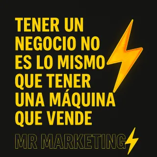 🔥 Tener un negocio no es lo mismo que tener una máquina que vende
