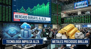 📊 Informe del Mercado – 22 de diciembre: Tecnología lidera, oro en máximos, y rally pre-Navidad en marcha