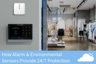 How Alarm Systems & Environmental Monitoring Sensors Work Together for 24/7 Business Protection