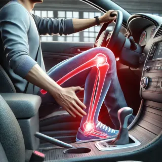 How to avoid Right Leg Pain while Driving?