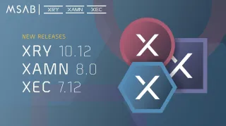 MSAB is excited to introduce the latest releases of XRY, XAMN, XEC and KTE