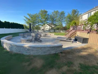 Backyard Patio Installation in Monmouth County