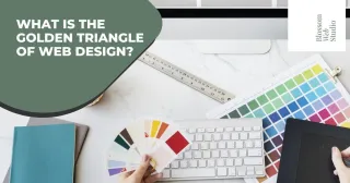 What is the Golden Triangle of web design?