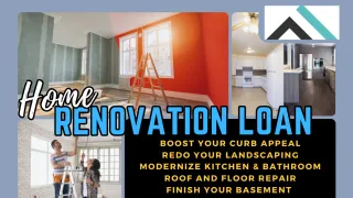 Homestyle Renovation Loan Blueprint