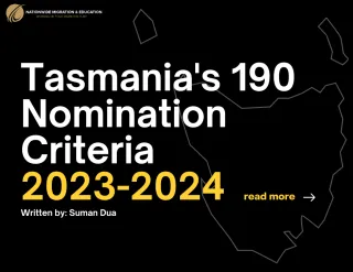 Tasmania's 190 Nomination Criteria 2023-2024