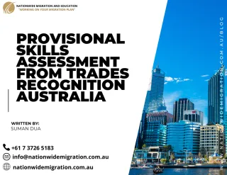 Provisional Skills Assessment From Trades Recognition Australia