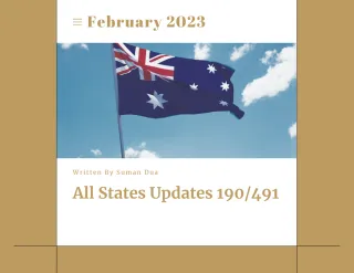 All States Updates 190/491 - February 2023