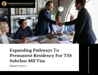 Expanding Pathways to Permanent Residency for TSS Subclass 482 Visa