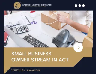 Small Business Owners Stream in ACT