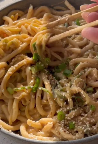 Noodles with Peanut Sauce