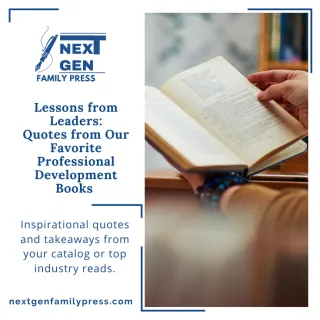 Lessons from Leaders: Quotes from Our Favorite Professional Development Books