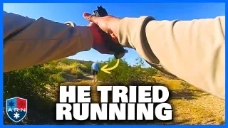 We Finally Found Him… And He Took Off!