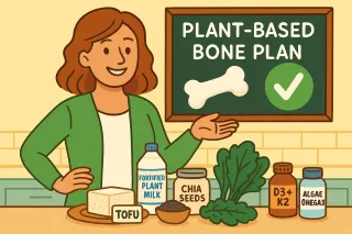 Can a Vegan or Vegetarian Diet Support Strong Bones?