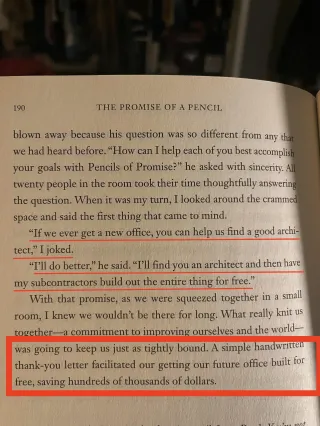 The Power of a Thank You Card