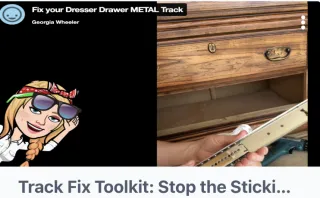 Repairing Drawer Tracks 