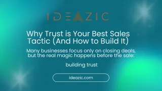 Why Trust is Your Best Sales Tactic (And How to Build It)