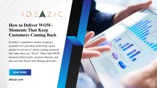 How to Deliver WOW Moments That Keep Customers Coming Back