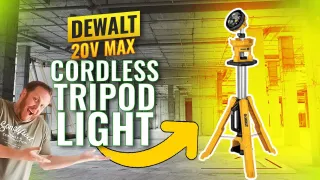 Cool Tool: Dewalt 20V MAX Cordless Tripod Light