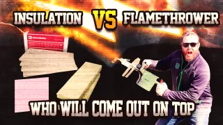 Insulation VS Flamethrower: Is Insulation Flammable