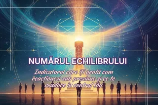 ⚖️ Numărul Echilibrului – indicatorul care îți arată cum reacționezi sub presiune și ce te readuce în centrul tău