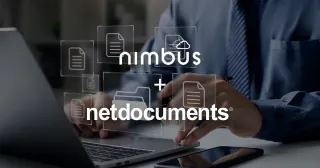 Nimbus and NetDocuments: A Seamless Solution  