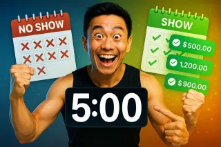 Trop de RDV NO-SHOW? 
Fais ça dans les 5 minutes après un nouveau rendez-vous (et arrête de perdre de l'argent)