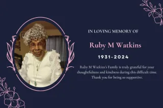 Ruby M Watkins