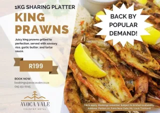 Back By Popular Demand: The Best Prawns in Louis Trichardt at Avoca Vale Hotel
