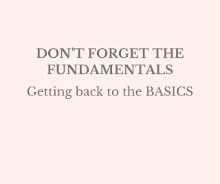 The FUNDAMENTALS
