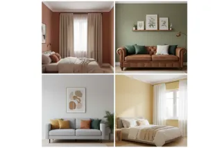 Before and After: How a simple coat of paint can transform four plain walls into a warm, inviting, and cheerful home.