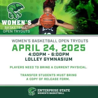 ENTERPRISE STATE WOMEN'S BASKETBALL OPEN TRYOUTS
