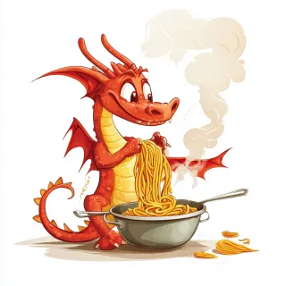 Dragon and spaghettis, the secret to become unforgettable