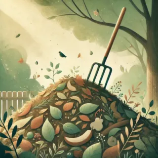 A Simple Way to Start A Compost Pile