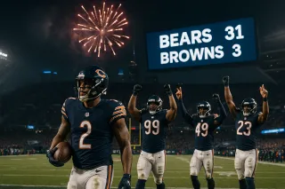 Chicago Bears Dominate Browns 31–3: Defense, DJ Moore, and D’Marco Jackson Shine