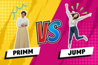 Rethinking Programming Pedagogy: A Comparison of PRIMM and JUMP123