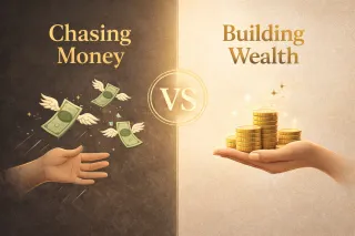 The Difference Between Chasing Money and Building Wealth