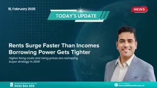 Australia Housing 2026: Rents Up 43.9%, Prices Rise