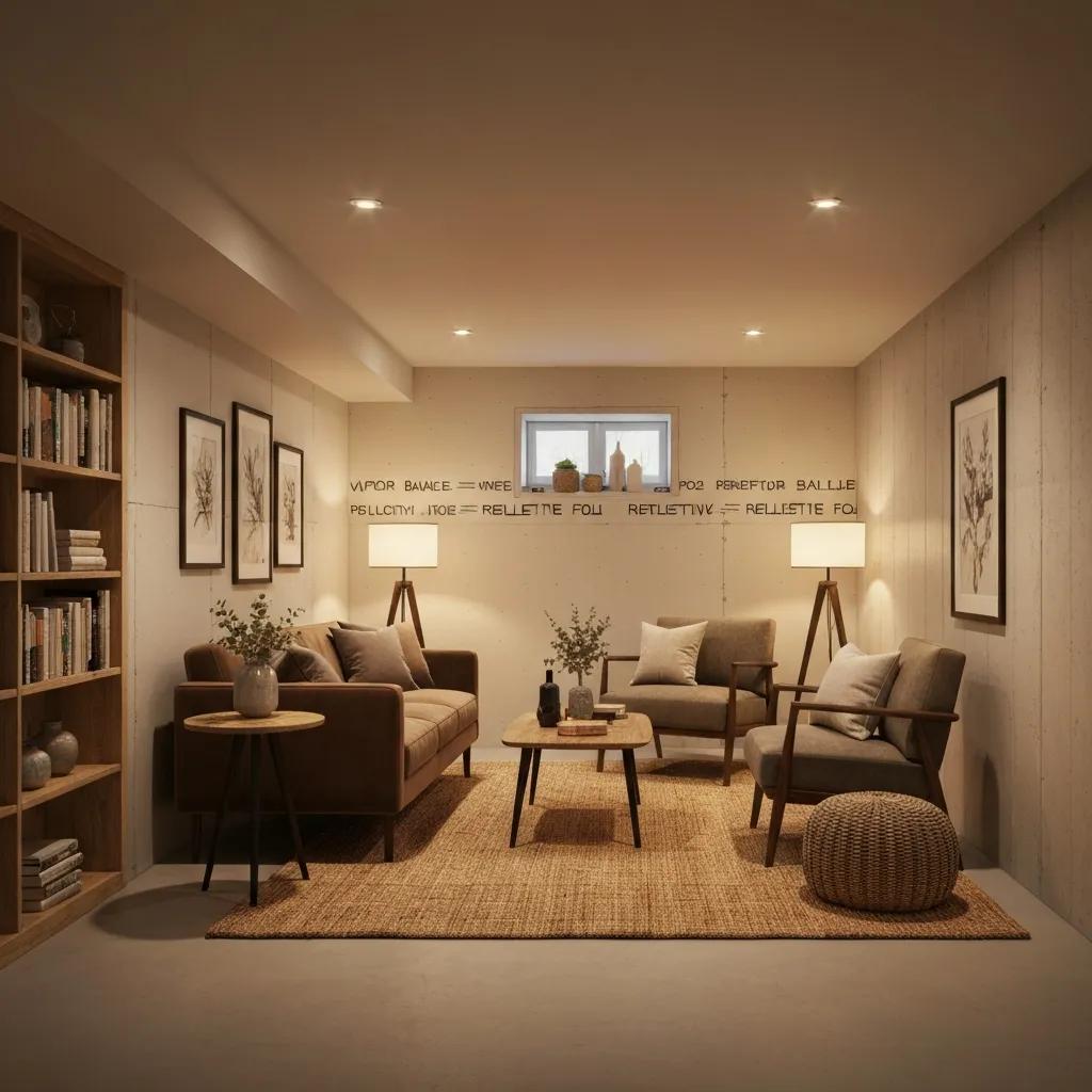 Cozy and Functional: Stress-Free Basement Wall Design Ideas