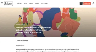Veertien procent van de jonge vrouwen gebruikt natuurlijke methoden om zwangerschap te voorkomen