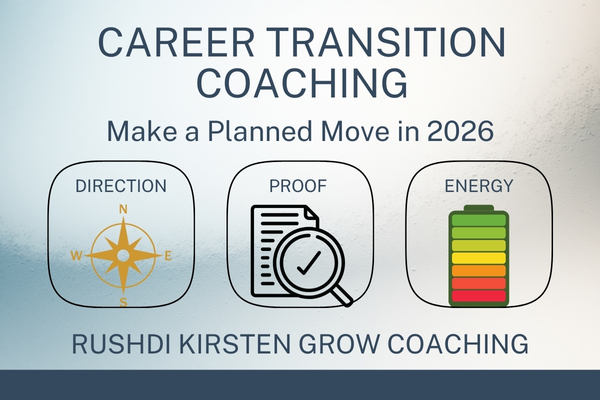 Issue 8 - Career Transition Coaching. Make a Planned Move in 2026