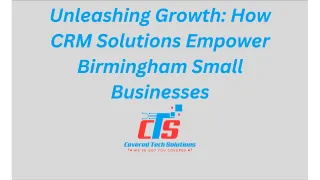 Unleashing Growth: How CRM Solutions Empower Birmingham Small Businesses