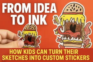 How Kids Can Turn Their Sketches Into Custom Stickers