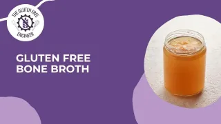 Gluten-Free Bone Broth (Pressure Cooker or Crockpot Method)