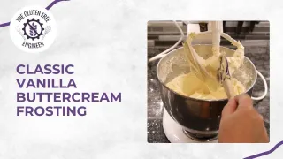 Classic Vanilla Buttercream Frosting