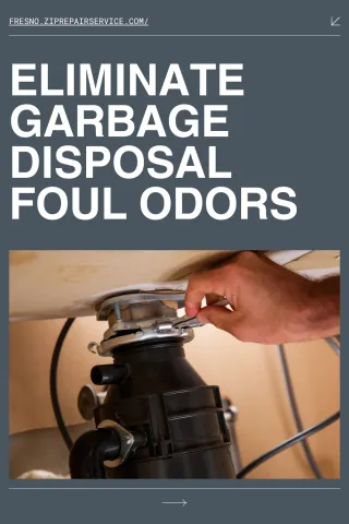 Garbage Disposal Foul Odors Fix Food Debris Stuck Inside